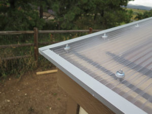 polycarbonate greenhouse roof
