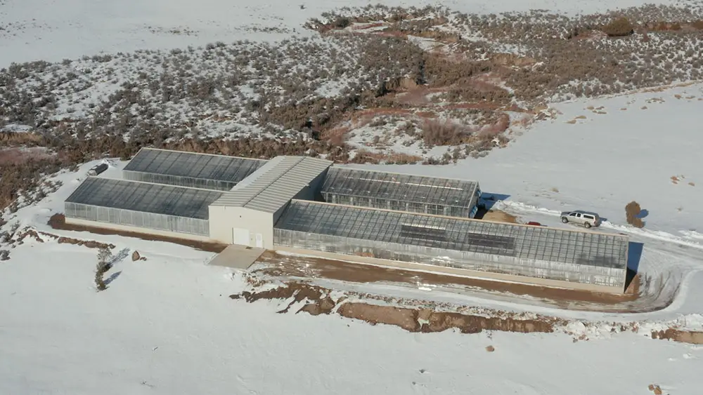 modular greenhouse kits - aerial