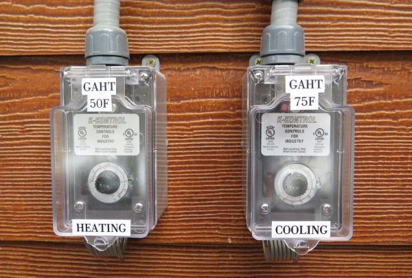 Greenhouse Controls for GAHT system