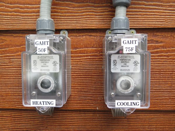 Setting Controls in a GAHT System or Climate Battery