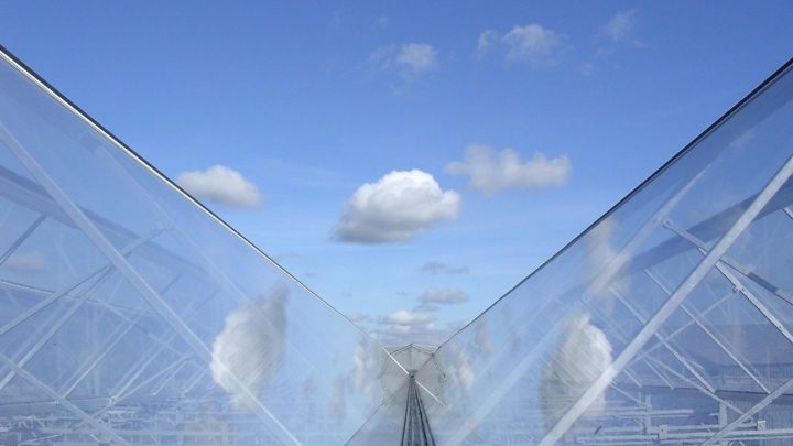 ETFE glazing on a greenhouse