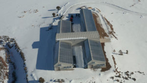 modular greenhouse- aerial view
