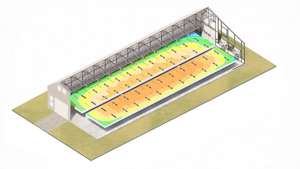 sealed grow room design- LED layout