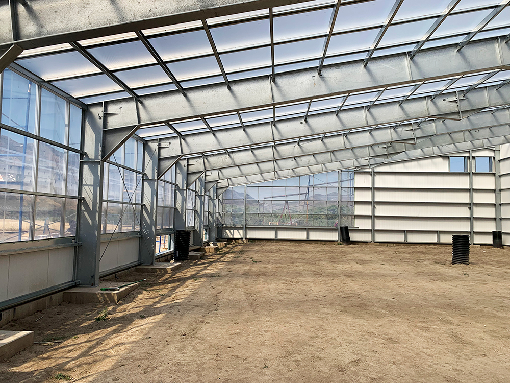 etfe shading in the greenhouse